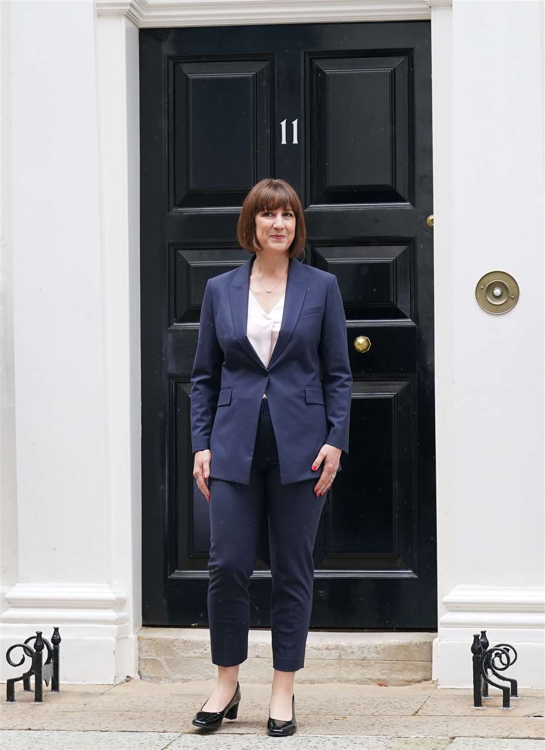 Rachel Reeves became the first woman to get the keys to No 11 (Stefan Rousseau/PA)