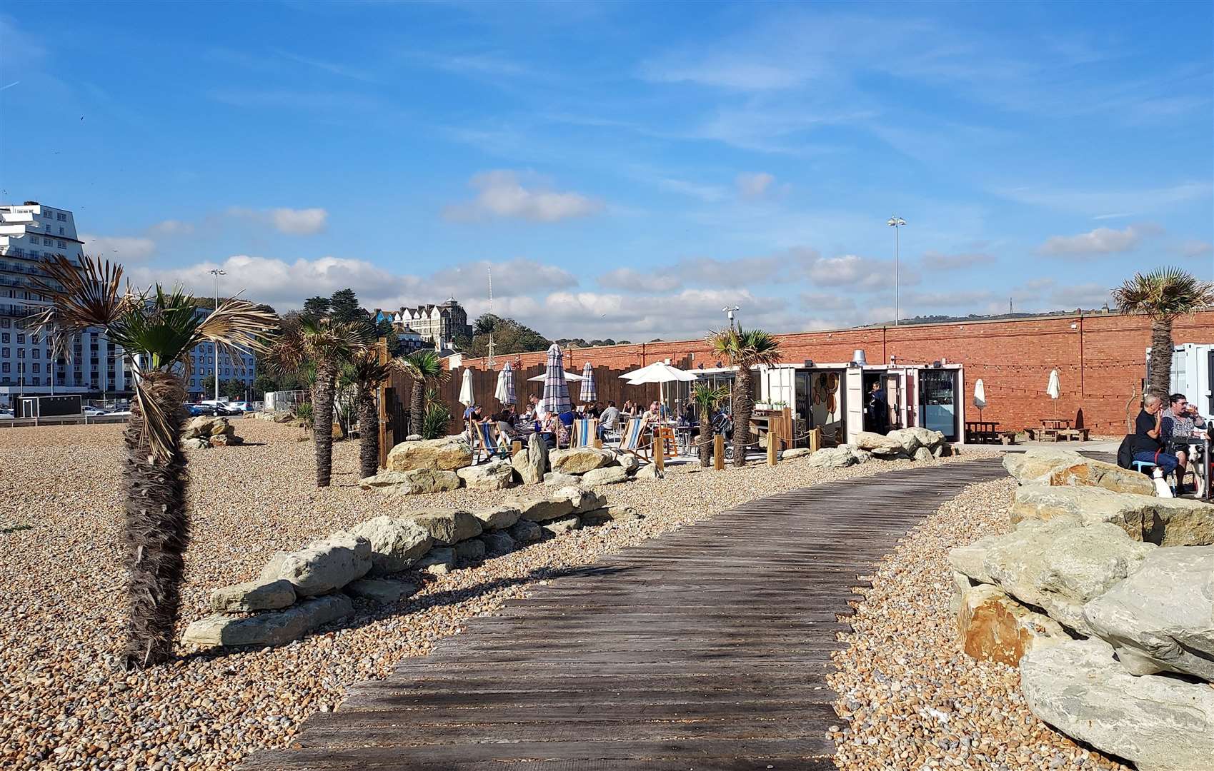 Little Rock seafood restaurant in Folkestone enjoys sea views of the Channel