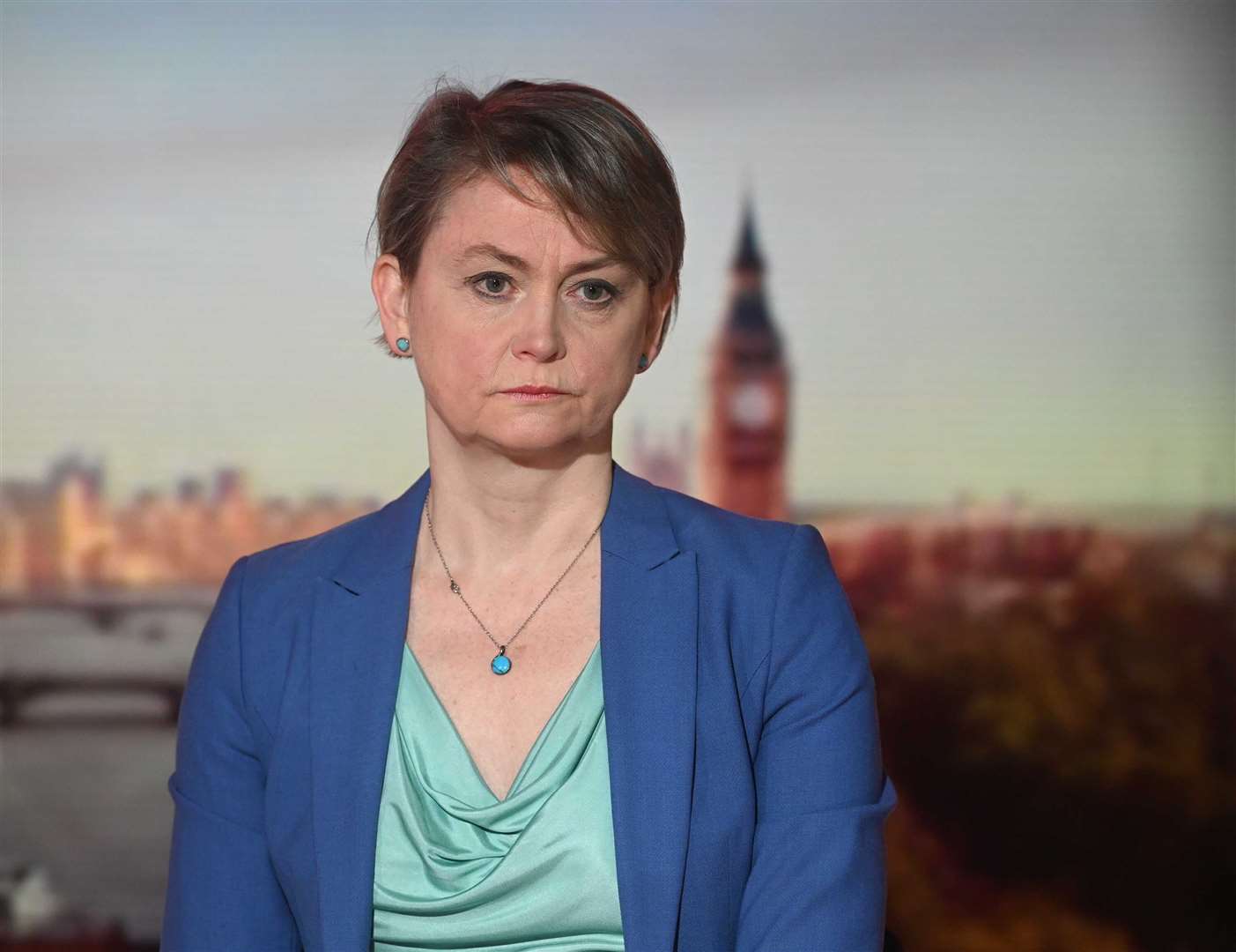 Labour’s shadow home secretary Yvette Cooper (Jeff Overs/BBC/PA)