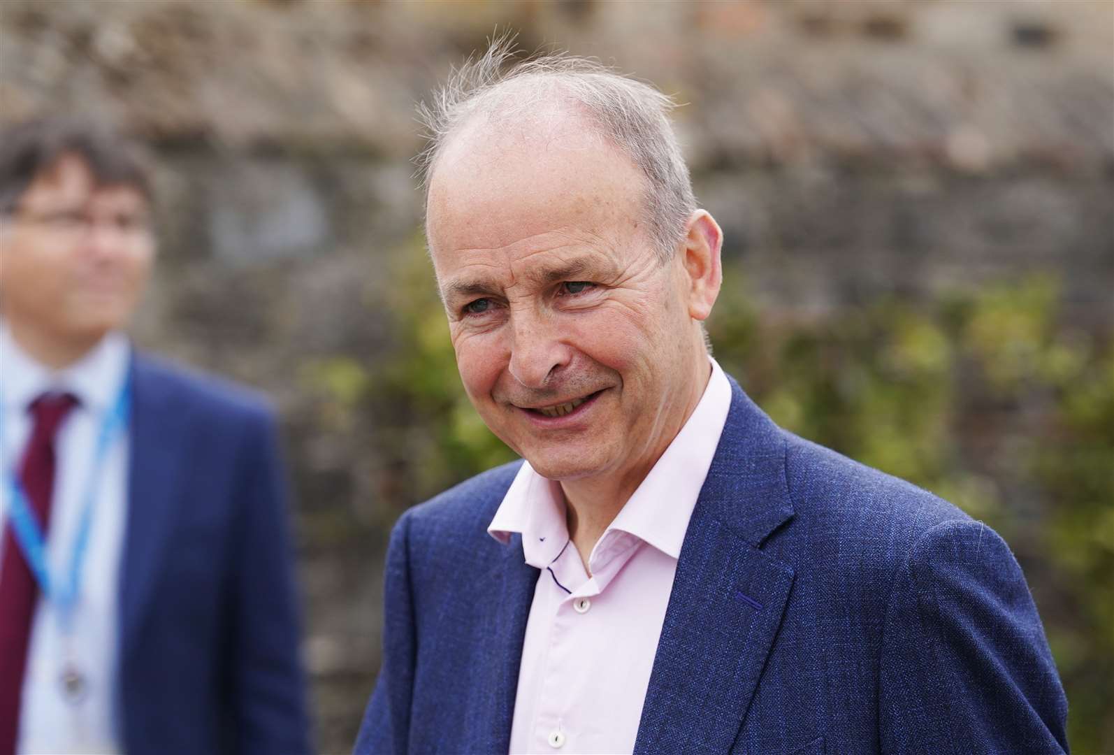 Tanaiste Micheal Martin during a visit to the Bloom Festival (Brian Lawless/PA)