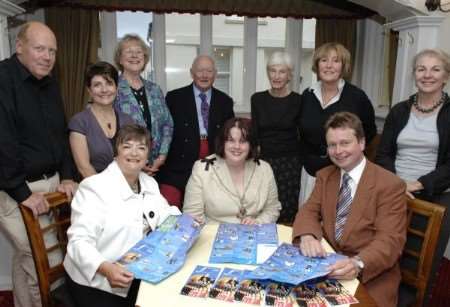 Deputy Mayor, Cllr Tracy Wilton, with members of the organising committee at the launch of this year's Deal Festival of Music and the Arts