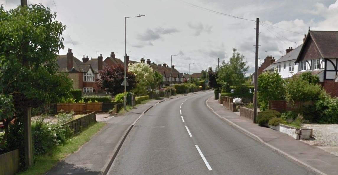 It is thought that a lorry tyre exploded in Canterbury Road