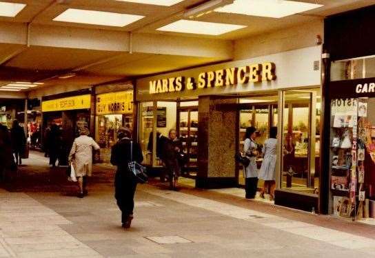 The Tufton Centre, later County Square, branch on its opening day in 1979. Picture: M&S Archive/Steve Salter
