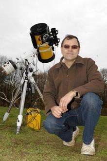 Mark Shelley has taken some amazing photos of the stars with his telescope, in his back garden in High Halden