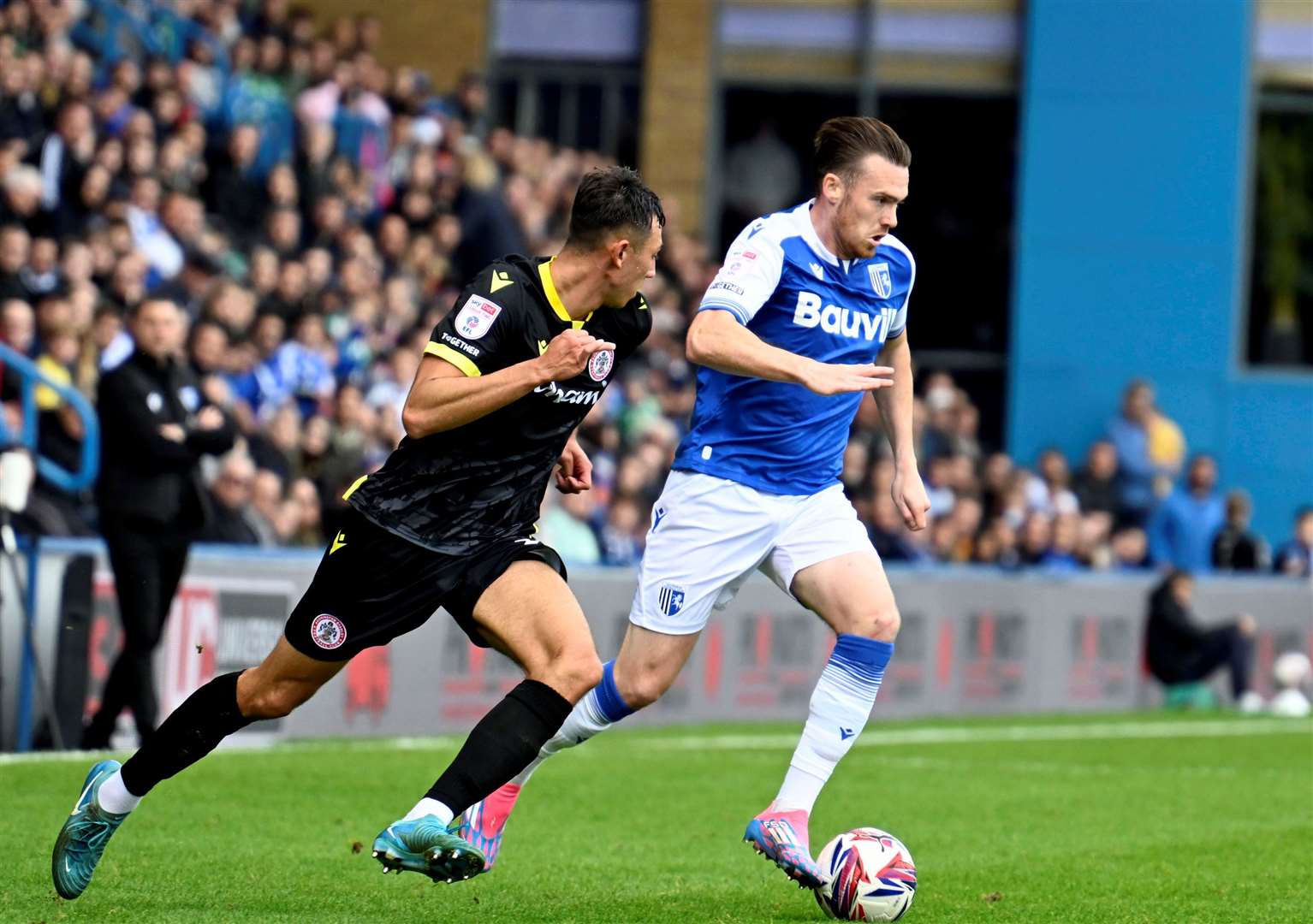 Jack Nolan up against his old team Accrington Stanley Picture: Barry Goodwin