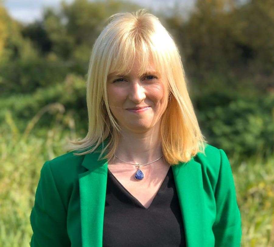 Whitstable MP Rosie Duffield met with representatives from St John’s Ambulance yesterday afternoon to discuss the closure. Picture: Suzanne Bold/The Labour Party