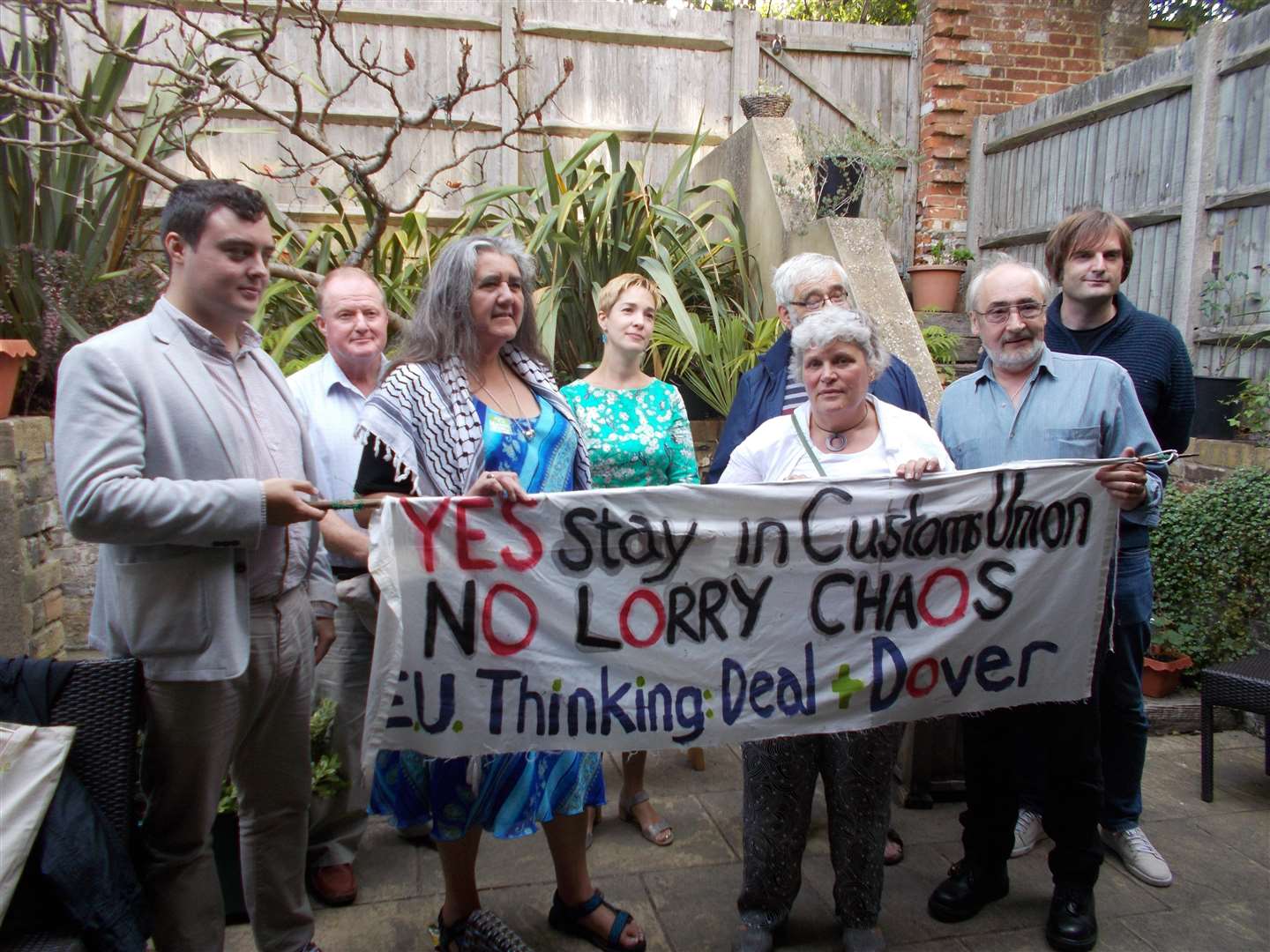 EU Thinking: Dover + Deal: Aston Mannerings, Peter Smith, Beccy Sawbridge, Amelia Hadfield of Christchurch University, Ben Bano, Sarah Gleave, Chris Precious, Peter Wallace (4074064)