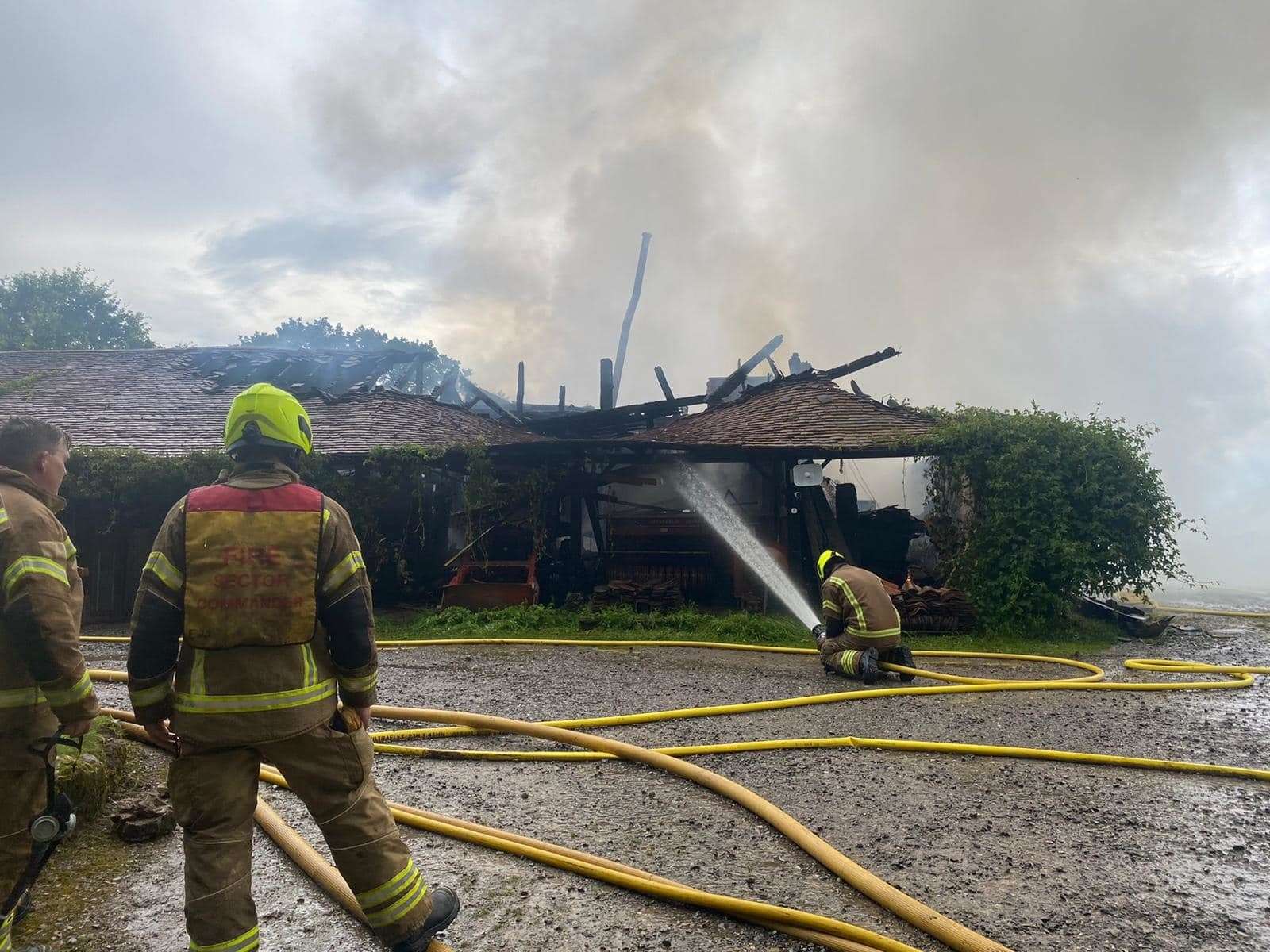 The Good Things Brewery in Tunbridge Wells burnt down after being struck by lightning