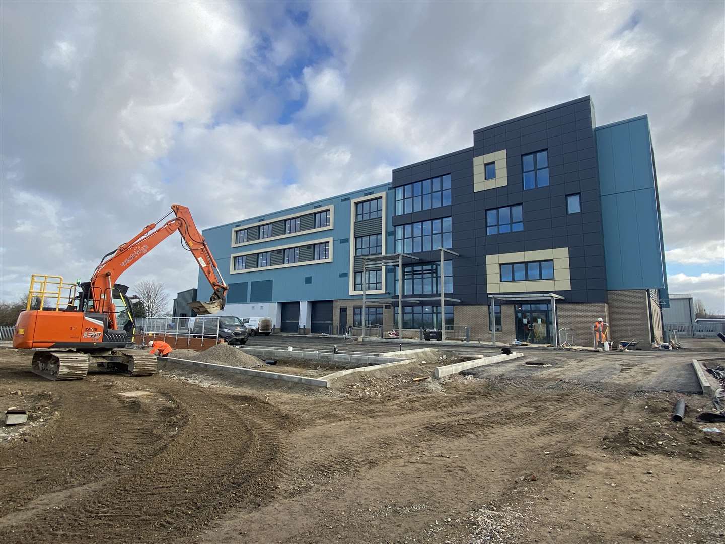 The new ambulance centre being built in Bredgar Lane, Gillingham. Picture: South East Ambulance Service