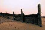 Eroded groynes at Shellness, Sheppey