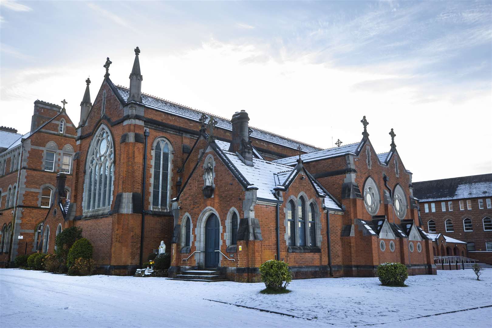 Good Shepherd Catholic Church on the Ormeau Road in Belfast which shared the site with Magdalen Asylum ran by Roman Catholic Good Shepherd Sisters from 1867 with the Laundry closing in 1977 (Liam McBurney/PA)