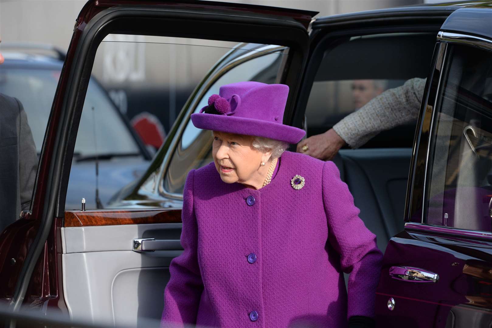 The Queen visits Aylesford in 2019