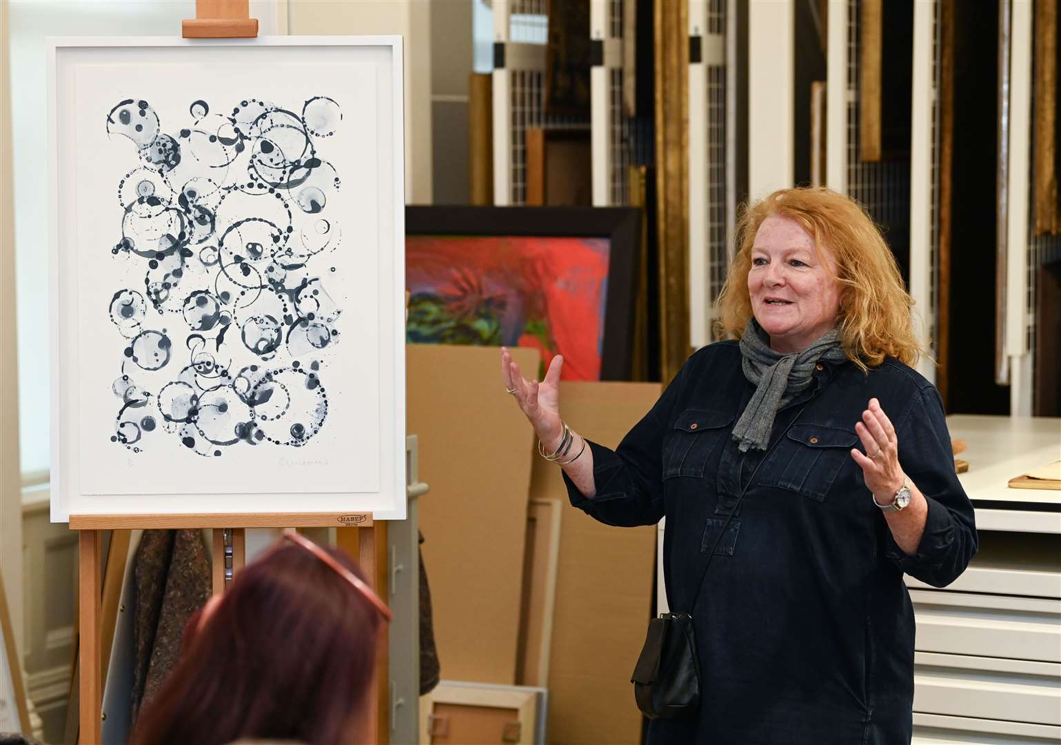 Rachel Whiteread unveils her work Untitled (Bubble) for the Government Art Collection as she is announced winner of the Robson Orr TenTen Award 2022 at Old Admiralty Building in London (Doug Peters/PA)