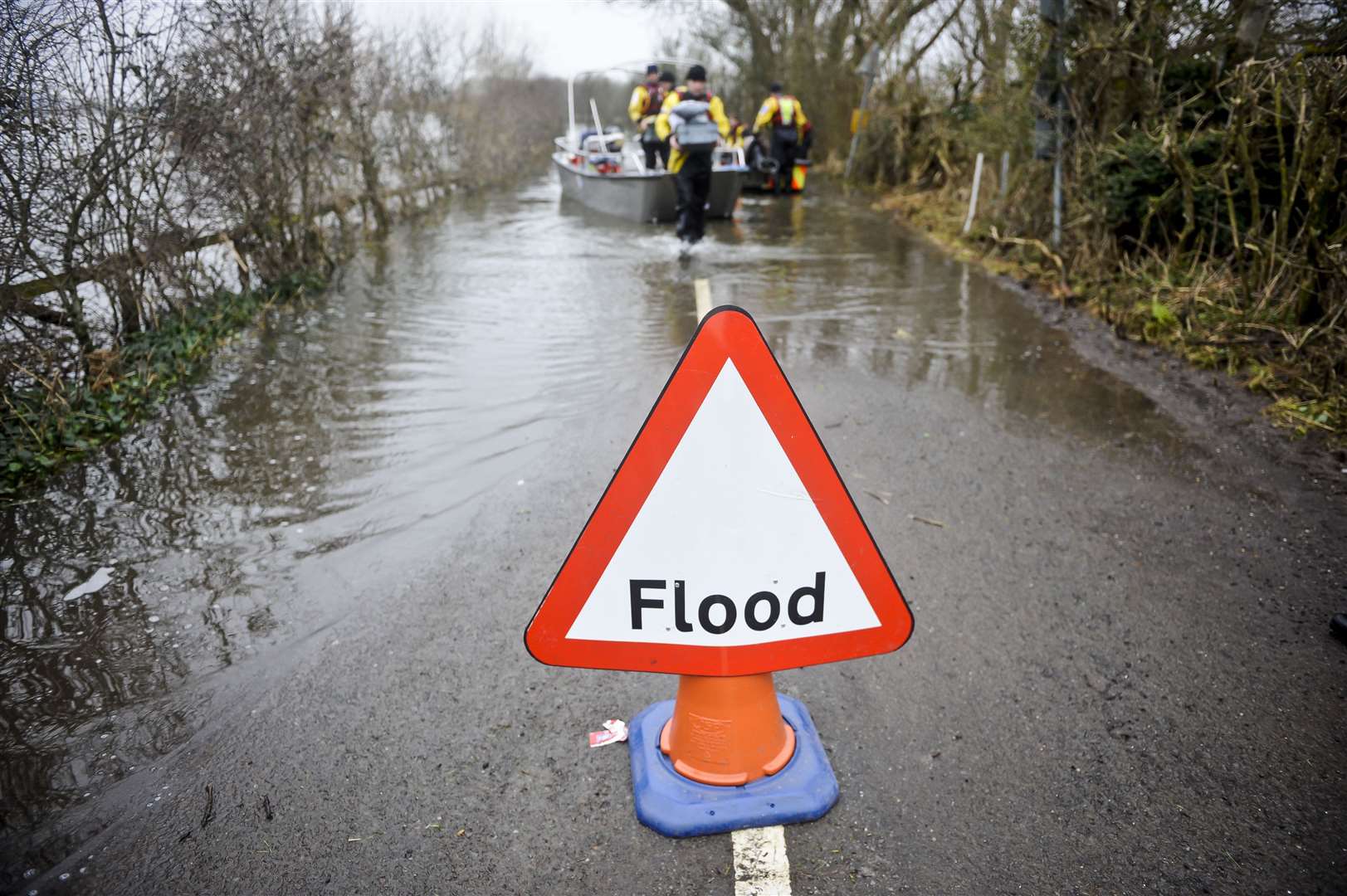 Flooding has become more widespread (Ben Birchall/PA)