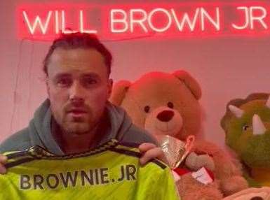 William Brown's heartbroken dad, also called William, makes a heartbreaking appeal for information from the young boy's bedroom. Pic: Brown family