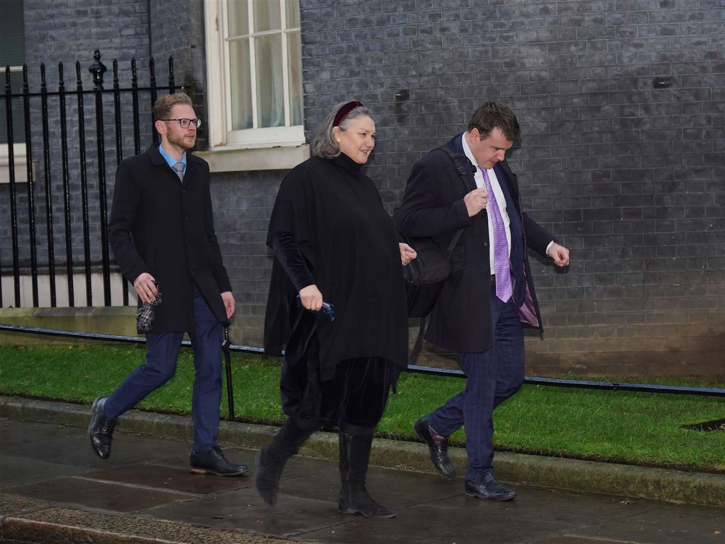 Conservative MP Jill Mortimer (centre) leaving Downing Street (Yui Mok/PA)