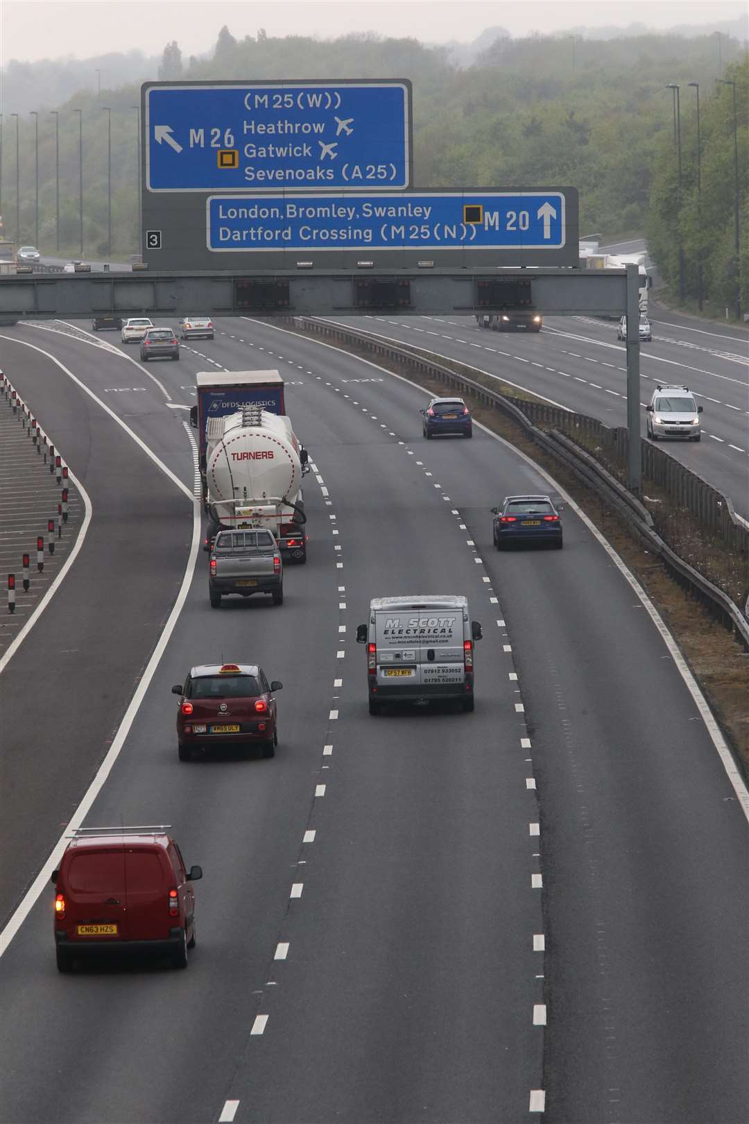 If no Brexit deal is agreed there are plans to use the M26 to park lorries held up trying to cross the Channel