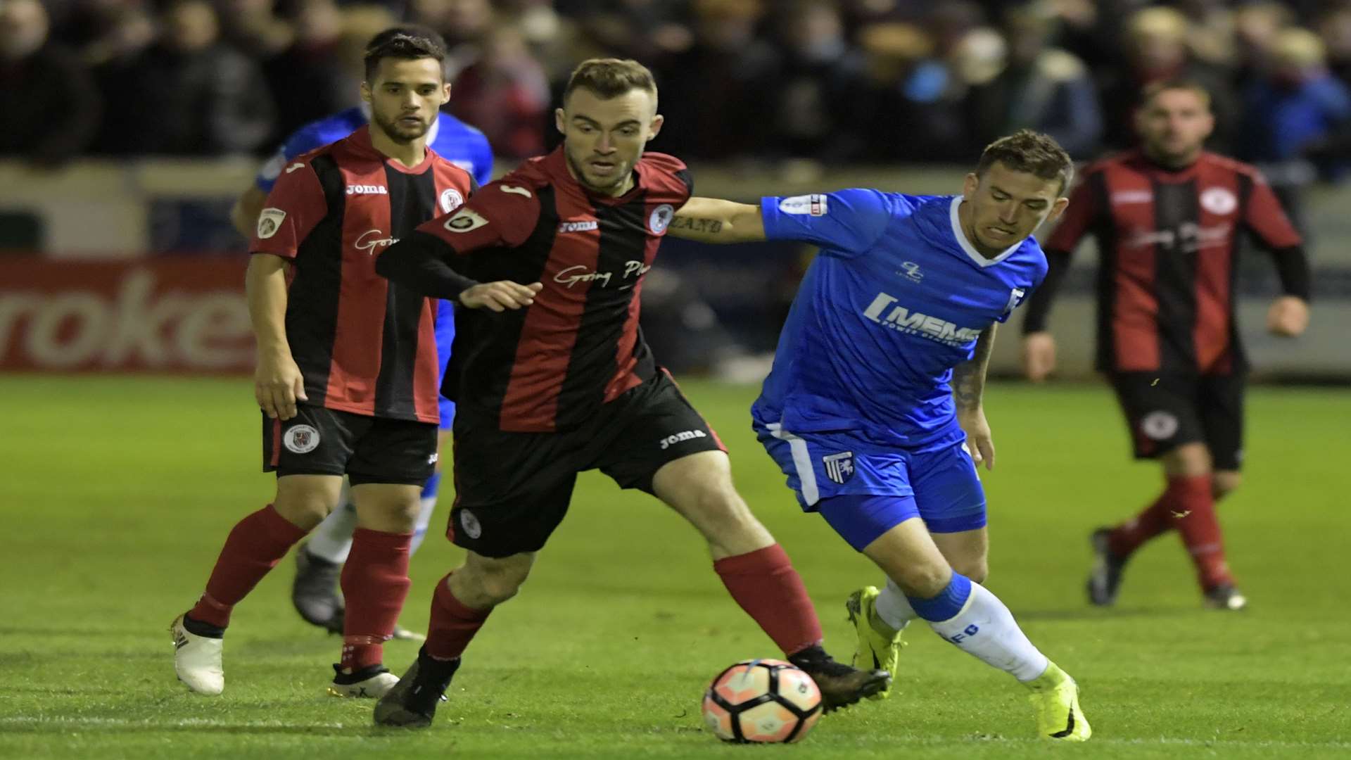 Cody McDonald chases down the ball Picture: Barry Goodwin