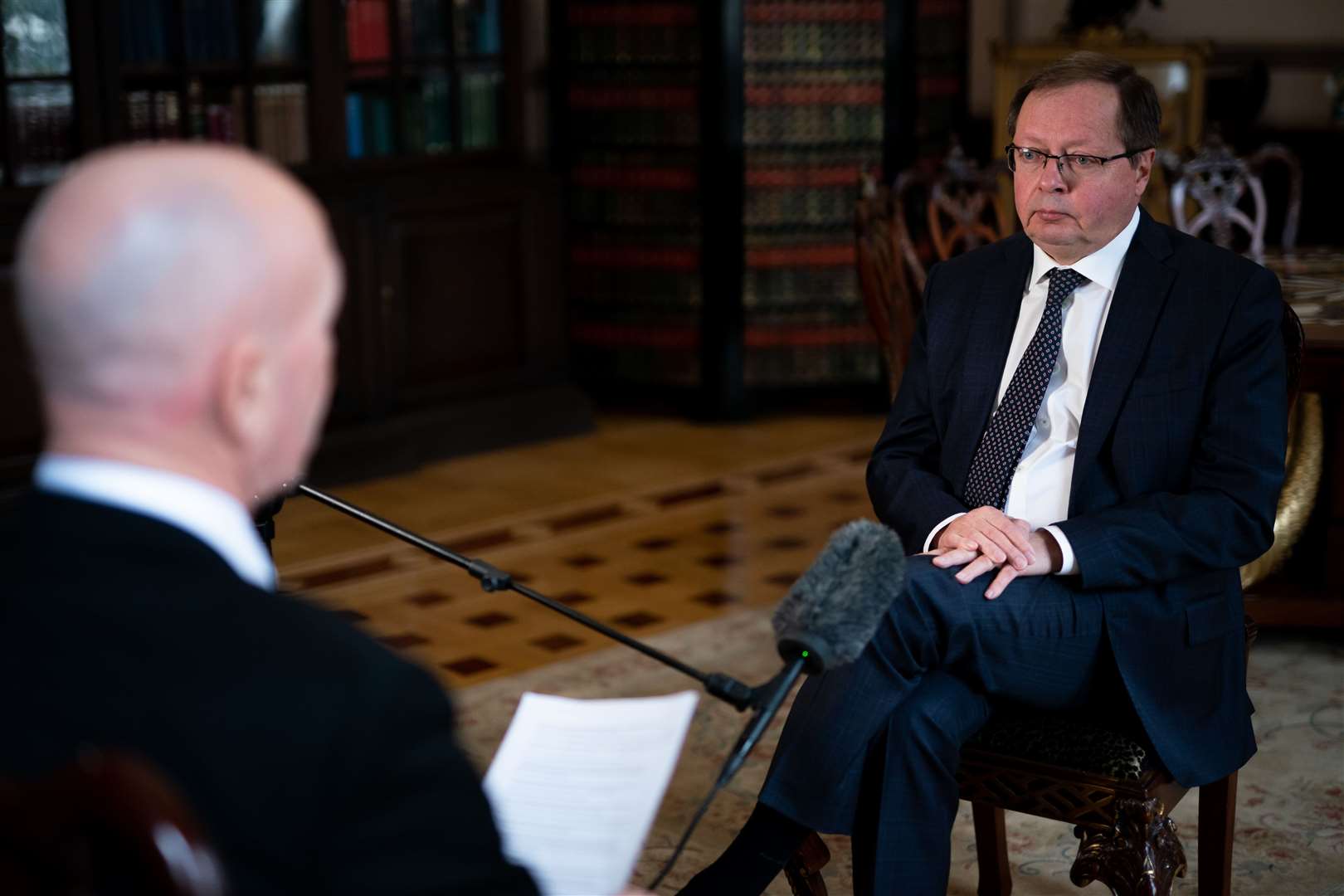 Andrei Kelin during an interview with the PA news agency (Aaron Chown/PA)