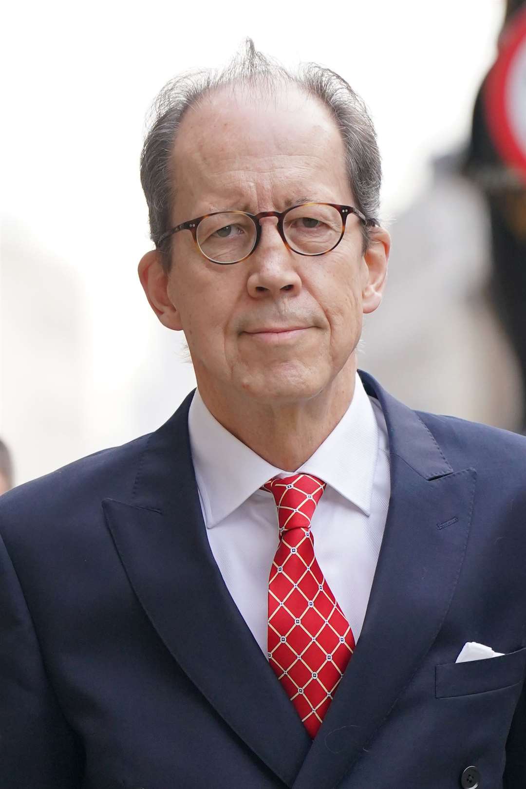 Chair of the Afghanistan Inquiry Sir Charles Haddon-Cave arrives at the Royal Courts of Justice in London on Monday (Jonathan Brady/PA)