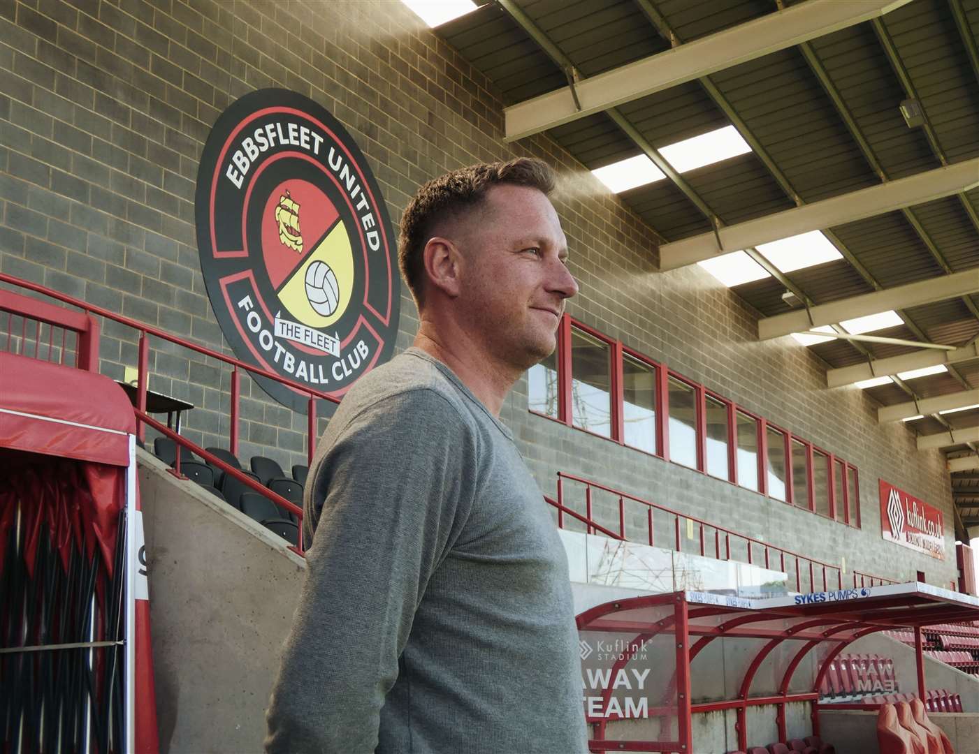 Ebbsfleet United made a surprise appointment with the arrival of German Dennis Kutrieb this summer Picture: EUFC