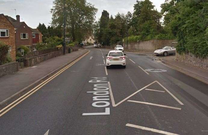 The collision happened near the junction with Bower Mount Road Picture: Google