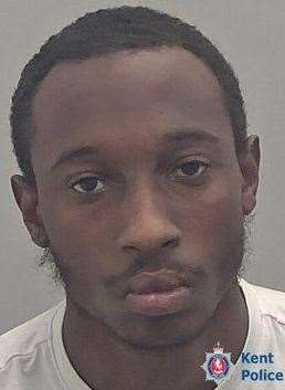 Rimel Hanchard, 22, was jailed for more than two years. Picture: Kent Police