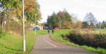 Newtown to Asda footpath