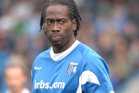 Mark McCammon in action for Gillingham