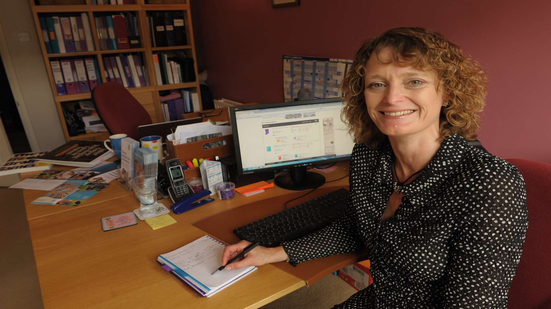 Soozi Parker in her office at home in Vigo