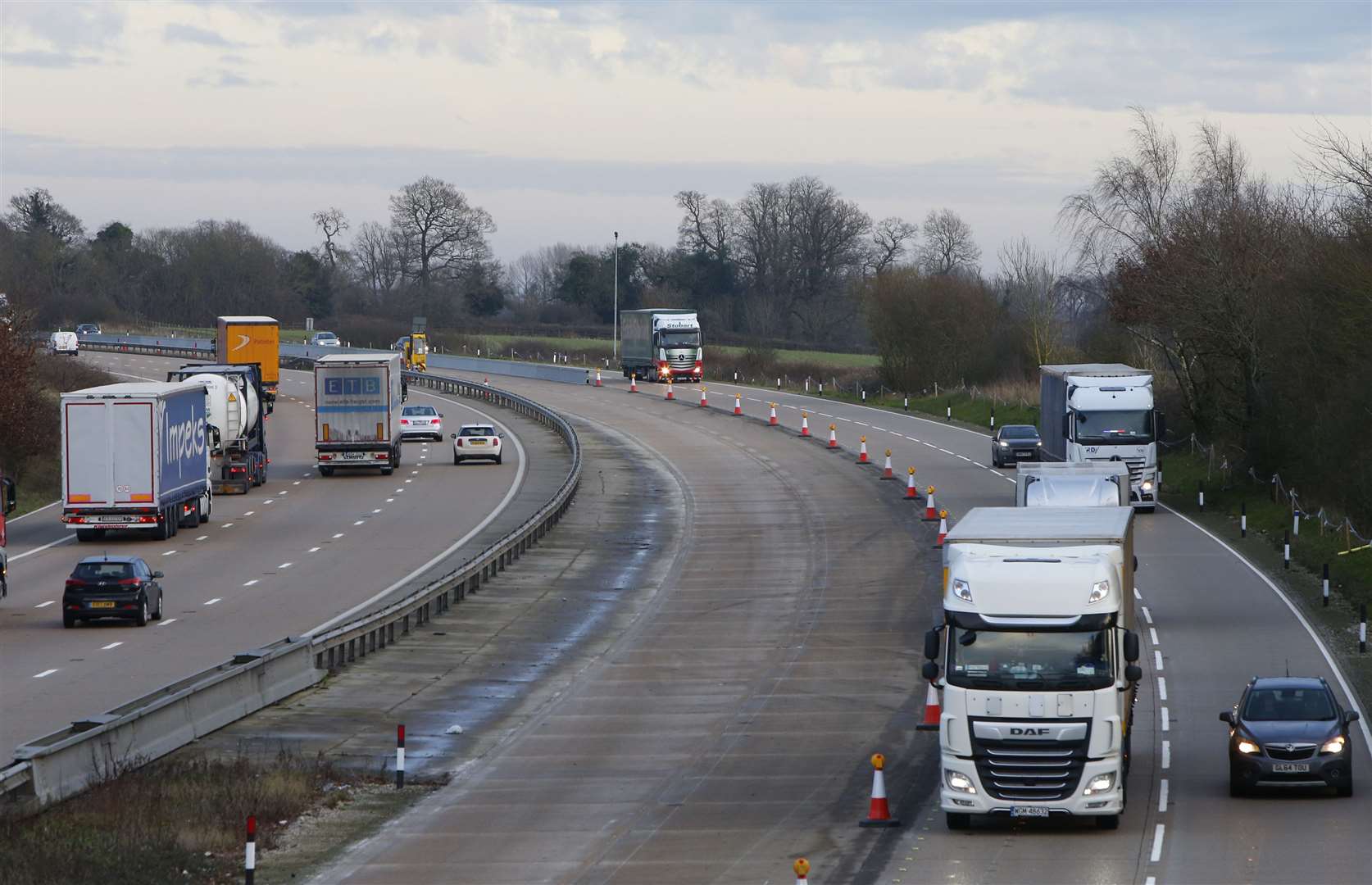 Kent is a major component of the UK's freight distribution network. Picture: Andy Jones