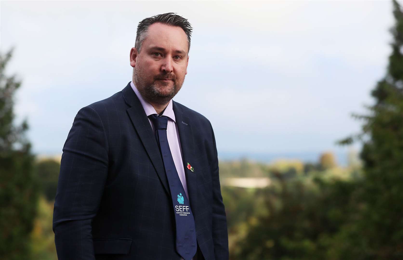 Kenny Donaldson of the South East Fermanagh Foundation at an event at Corick House, Clogher, Co Tyrone (Brian Lawless/PA)