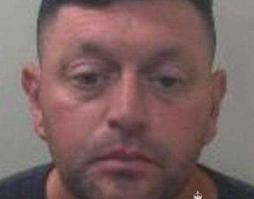 Ambrose Treeby, 40, was jailed for more than two years after stealing £30 from a pensioner's purse in Sevenoaks. Picture: Kent Police