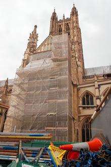Repairs at Canterbury Cathedral