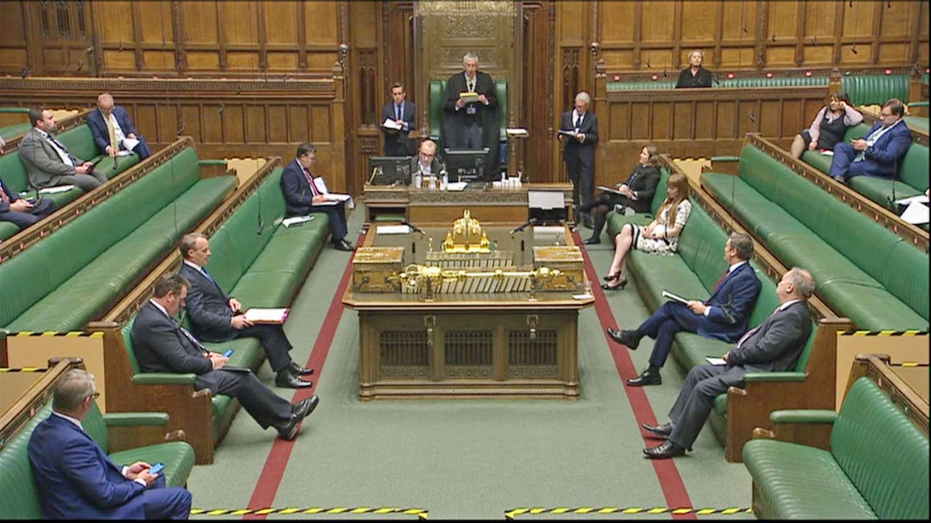 Meanwhile, the Speaker calls for the start of Prime Minister’s Questions in the chamber of the House of Commons (PA)