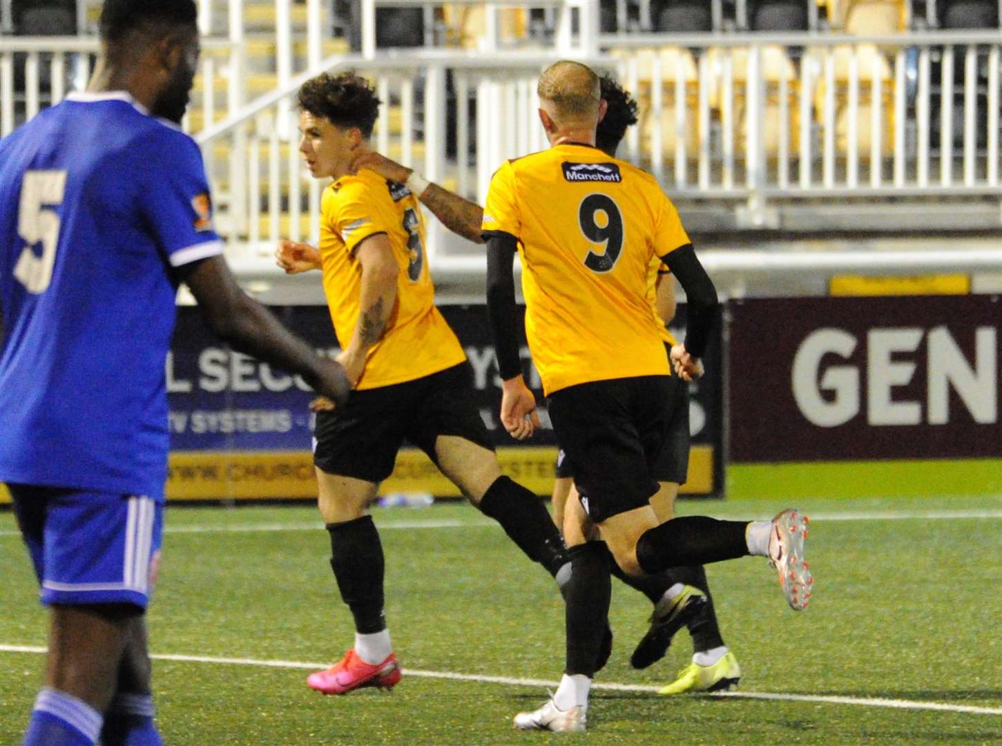 Charlie Seaman celebrates his winner Picture: Steve Terrell