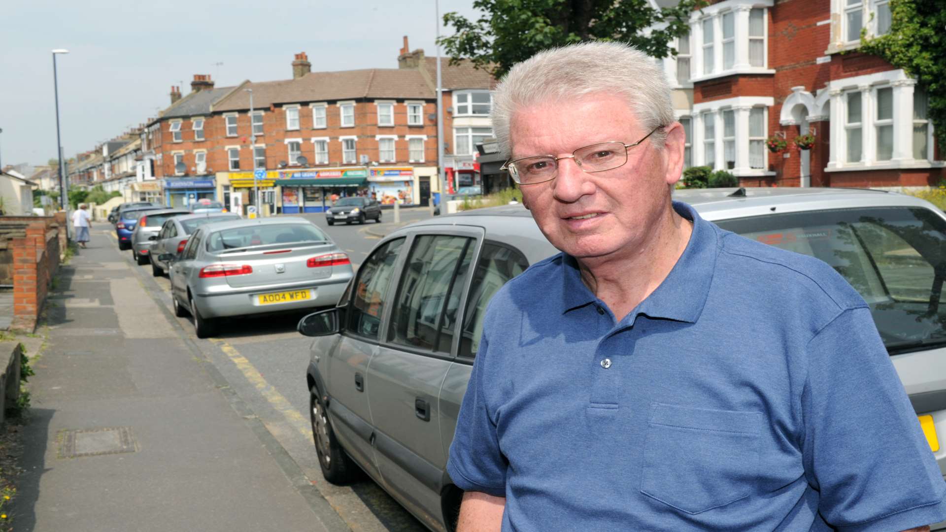 Cllr Loughlin in Old Road West