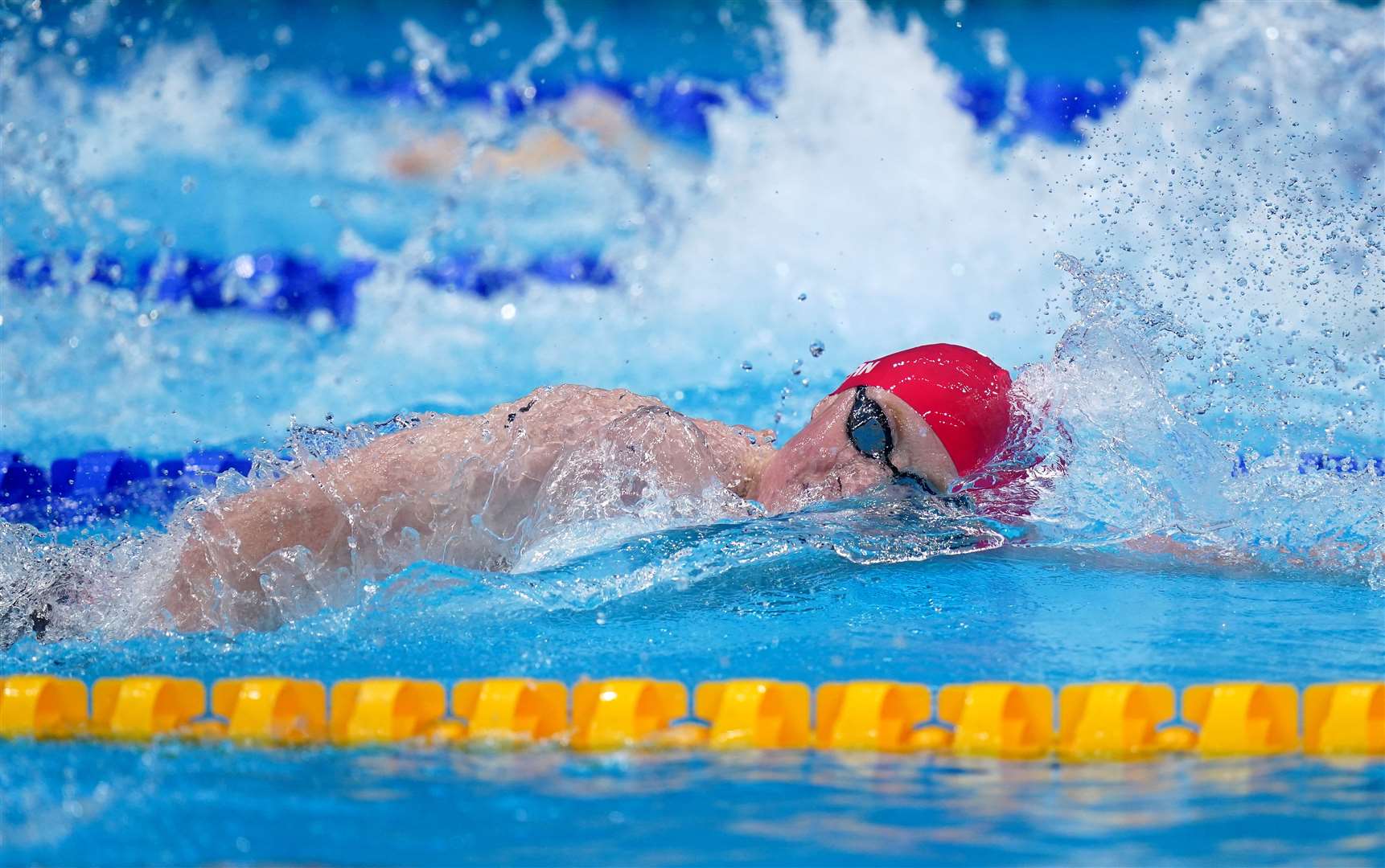 He finished in a time of one minute and 44.22 seconds (Adam Davy/PA)