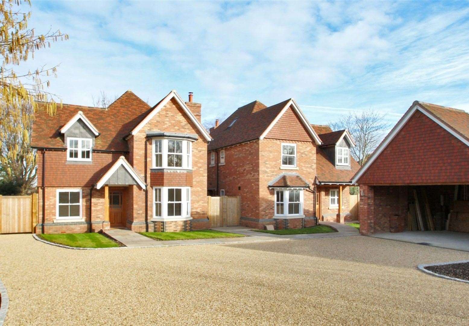 Holly and Laurel were described as new-build family homes which are Victorian in design. Picture: Clifton and Co