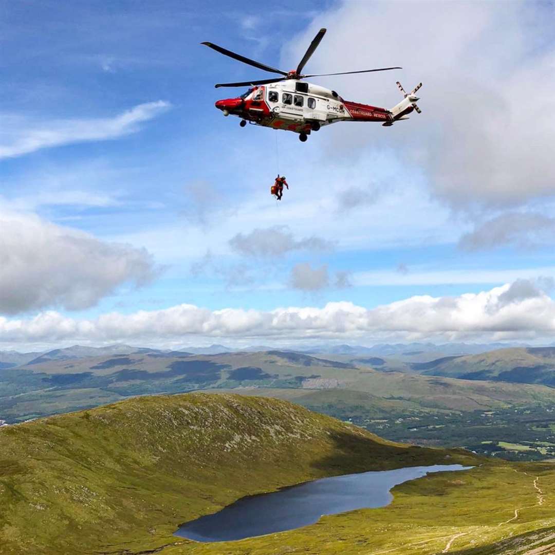 Mr Botwood was flown to hospital (Courtney Ferguson/NHS Lothian/PA)