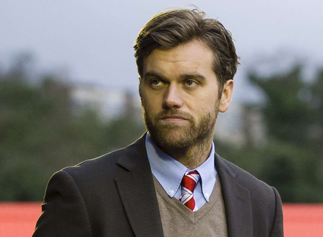 Ebbsfleet United manager Daryl McMahon Picture: Andy Payton