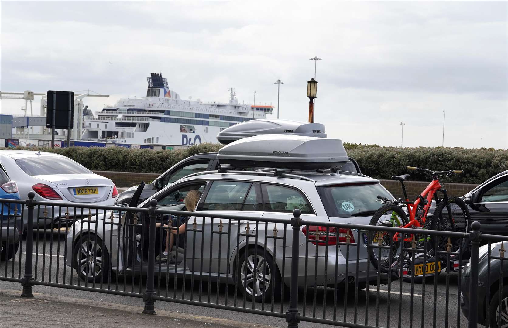 Passengers face long queues throughout the area (Gareth Fuller/PA)