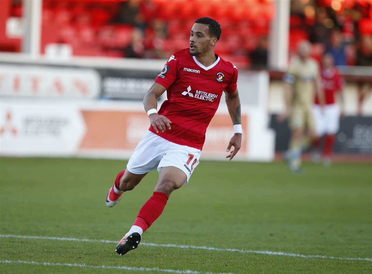 Corey Whitely scored Ebbsfleet's first goal Picture: Andy Jones