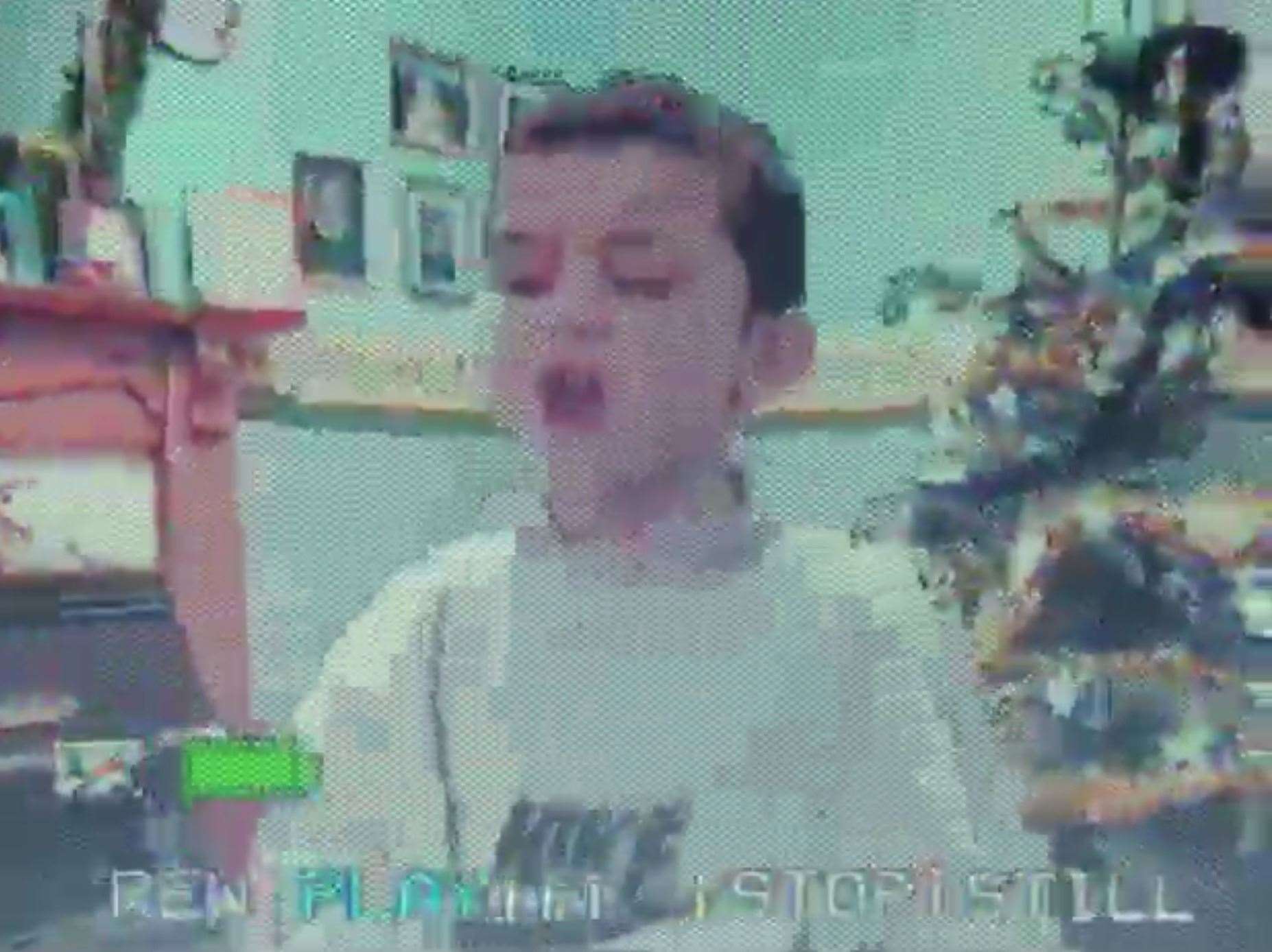 Billy dancing to the Spice Girls in his living room on Christmas Day, 1999