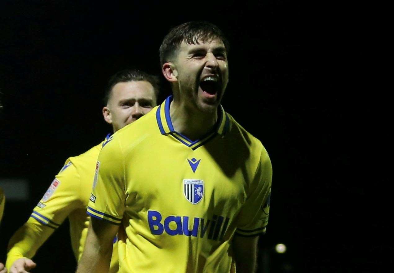 Robbie McKenzie scored the winning goal at Stadium MK Picture: @Julian_KPI