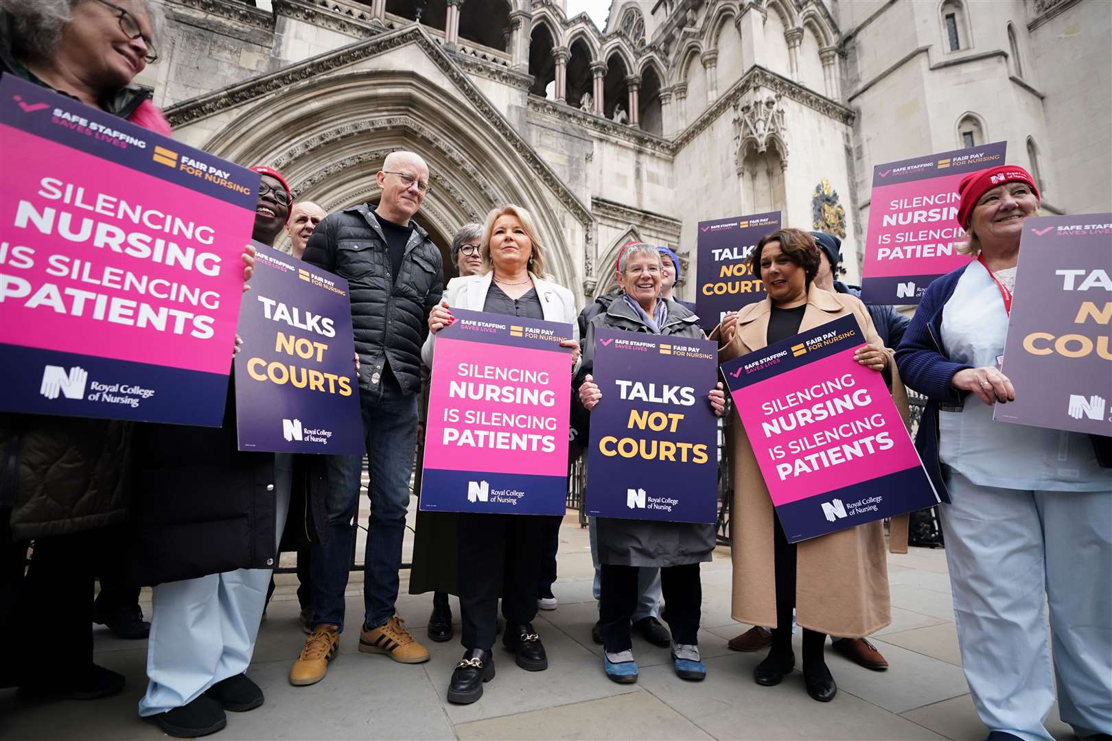 General secretary of the Royal College of Nursing, Pat Cullen (James Manning/PA)