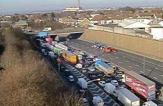 Traffic on the M25. Picture: Highways England