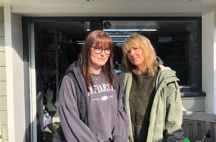 Tina Newman and Lou Douglas say their business has been quieter because of the traffic
