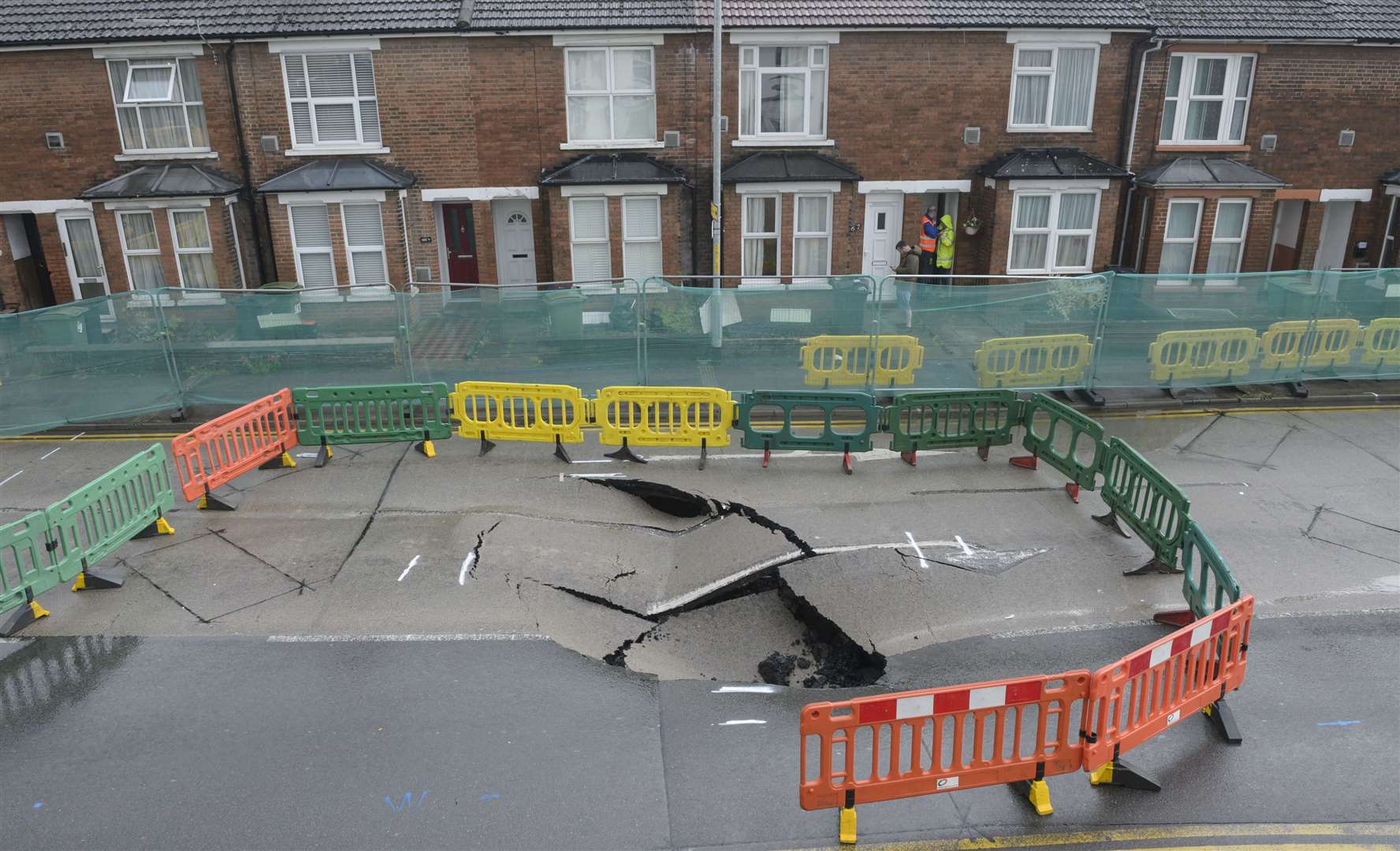 The A26 Tonbridge Road, outside the Taj Barming restaurant in 2018. Picture: Andy Payton