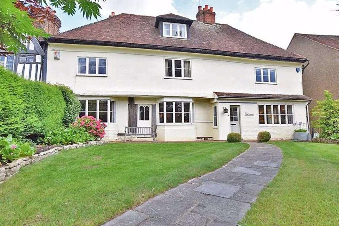 The six-bed semi-detached house in The Green, Bearsted. Picture: Zoopla / Ferris & Co